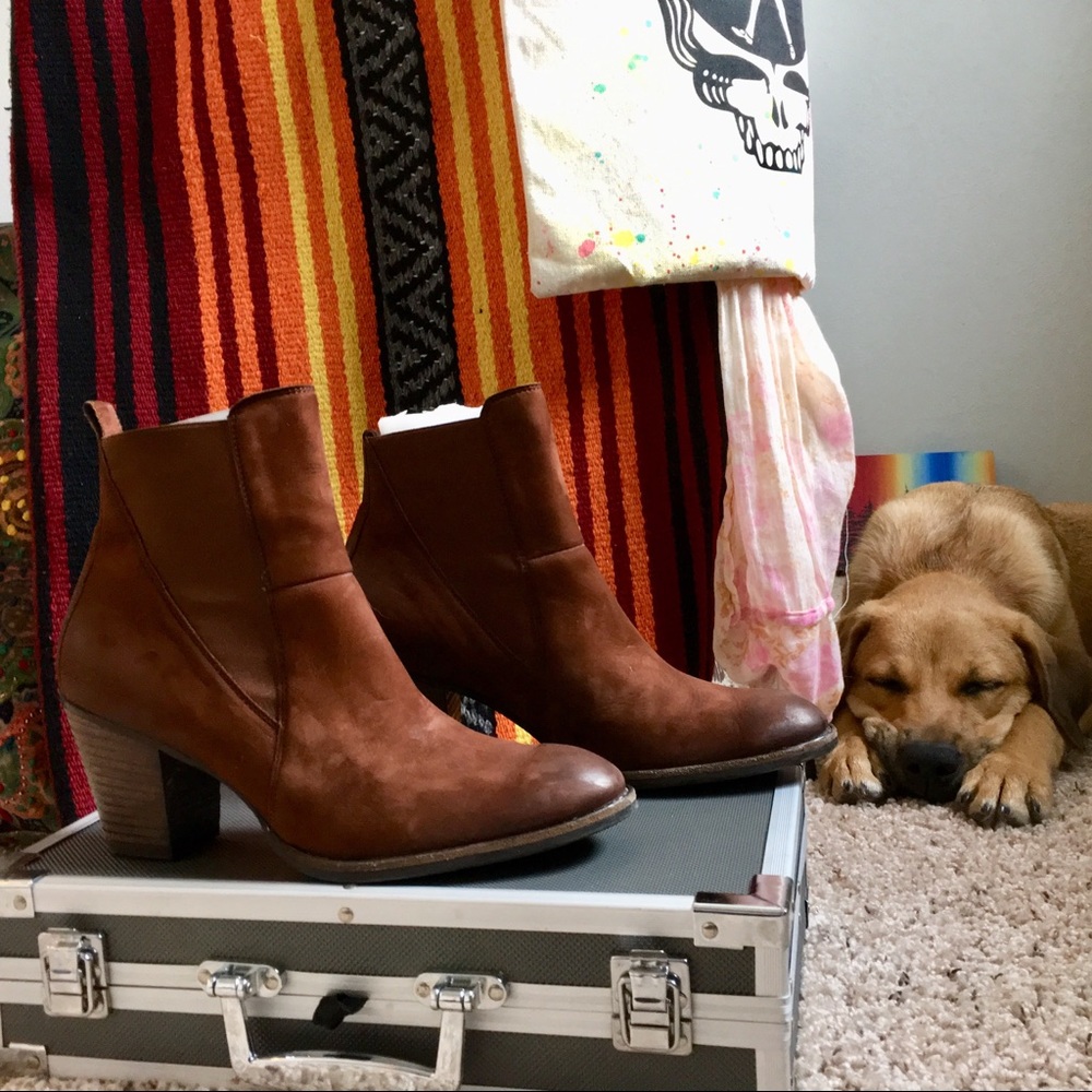 COPY - PAUL GREEN Brown Leather BOOTS Women’s US Size 9